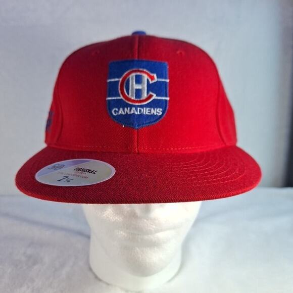 Montreal Canadiens Stall & Dean Wool Fitted Cap Hat - Size: 7 7/8 NHL - Picture 1 of 9